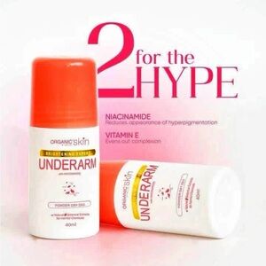 Underarm Brightening Cream - Orange and White